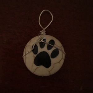 Paw print pendant
